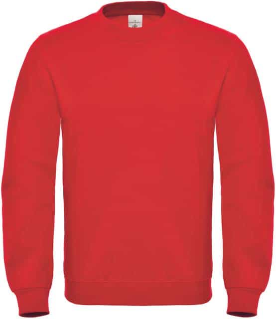 B&C Herren Sweater Red