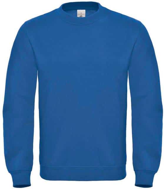 B&C Herren Sweater Royal Blue