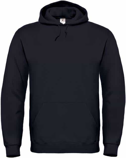 B&C Kapuzen Sweater Black