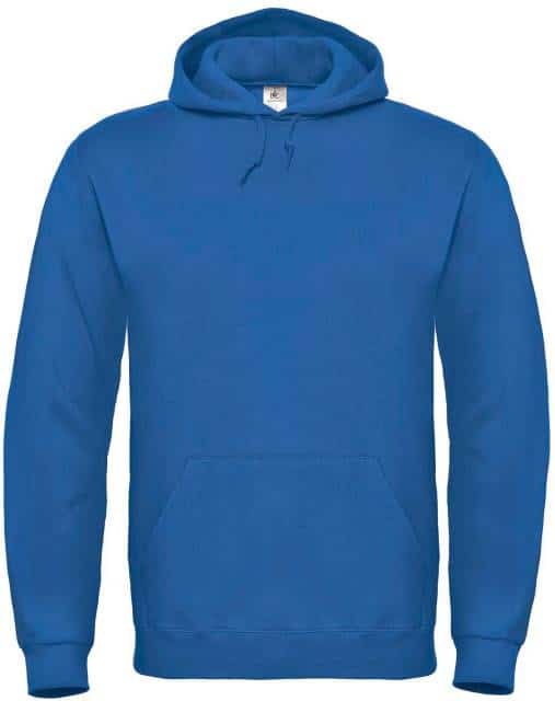 B&C Kapuzen Sweater Royal Blue