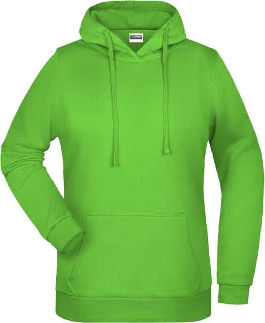 JN 795 Damen Kapuzen Sweater Lime Green