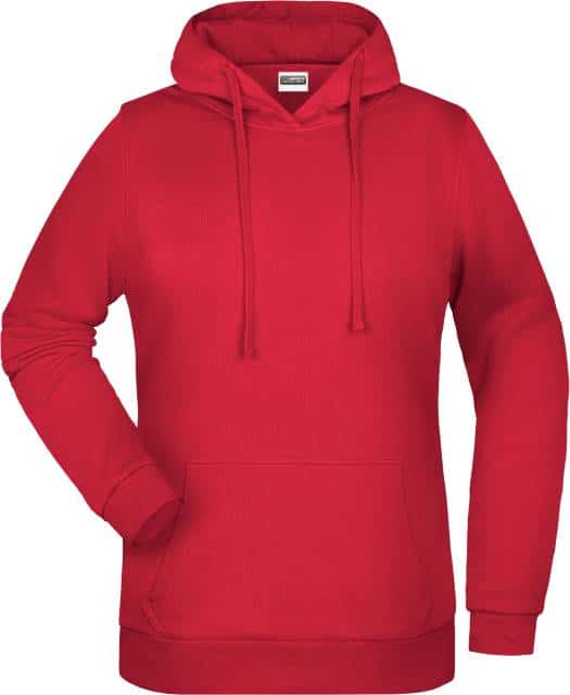JN 795 Damen Kapuzen Sweater Red