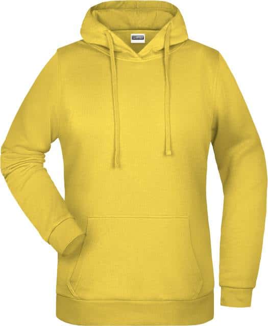 JN 795 Damen Kapuzen Sweater Yellow